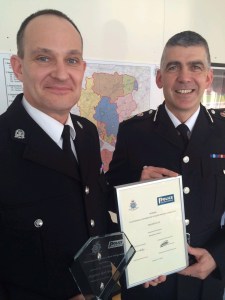 Sgt Rob Heard - Chair of Older Drivers Forum - with Hampshire Chief Constable Andy Marsh