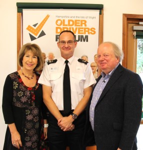 Sgt Rob Heard with Jennie Bond and John Sergeant